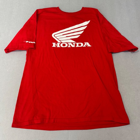 Fox Racing Honda T-Shirt Mens XL Red Graphic Short Sleeve Motocross Tee
